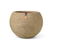 Pot de fleur EUROPE Rib NL Beige rond Ø40, 40 x 32 cm