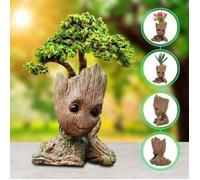 Pot De Fleur Groot Dessin Anim? Figure Pot De Fleurs En Pot De Jardin Avec Trou Stylo Titulaire Meilleurs Cadeaux Pour Enfant