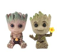 Pot De Fleur Groot Pour Bébé, Décoration De Maison, Jardinières Pour Plantes D'intérieur, Figurine De Hérosisme Anime, Présentoir De Bureau, Porte-Stylo D'ornement.A5