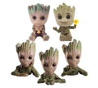 Pot De Fleur Groot Pour Bébé, Décoration De Maison, Jardinières Pour Plantes D'intérieur, Figurine De Hérosisme Anime, Présentoir De Bureau, Porte-Stylo D'ornement.Set-H