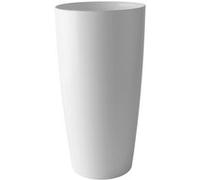 Pot de fleur haut blanc collection prestige en polyéthylène épais Ø 40 cm H65 cm Blanc G