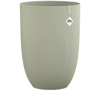 Elho Sereh High 30 - Pot de Fleur - Interieur & Extérieur - Plastique 100% Recyclé - Ø 29.5 x H 40.5 cm - Vert/Nordic Green