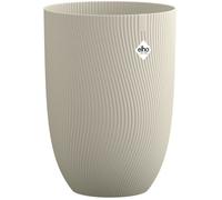 Elho Pot de fleur Sereh High 40 – Plastique 100% recyclé, Intérieur/Extérieur – Beige/Mushroom Beige