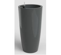 Artevasi Pot de fleurs Santorini SWS 65 BR Plastique Ø33×H65 cm 43 L Gris anthracite