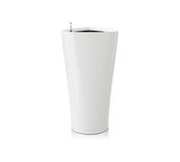 Pot de fleur - LEC - Delta Premium 40 - blanc brillant - systeme d'irrigation intégré