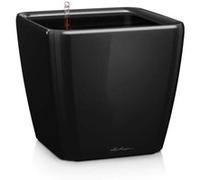 Lechuza - Pot de Fleurs d'Interieur - Premium Quadro Ls - Réserve d'Eau Intégrée - Coloris Noir - 50 x 50 x 47 cm