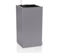 Pot de fleur LECHUZA Canto Stone Colonne 30 - kit complet LED, gris pierre