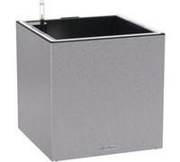 Pot de fleur LECHUZA Canto Stone Cube 40 - kit complet LED, gris pierre Gris G