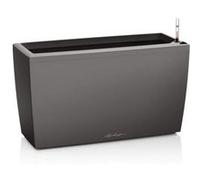 Lechuza - Pot de Fleurs d'Interieur - Premium Cararo - Réserve d'Eau Intégrée - Coloris Anthracite - 75 x 30 x 43 cm