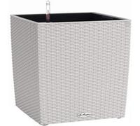 Pot de fleur LECHUZA Cube Cottage 50 - kit complet, gris clair Gris G