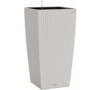 Pot de fleur LECHUZA Cubico Cottage 40 - kit complet, gris clair Gris G