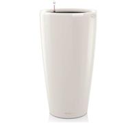 Pot de fleur LECHUZA Rondo Premium 40 - kit complet, blanc brillant