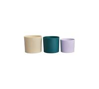 Pot de fleur - - Lex Pott - Set 14 - Blanc Vert Violet - L 14 x B 13.8 x H 12 cm - Intérieur - 100% recyclé