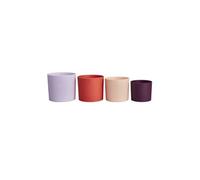 Pot de fleur - - Lex Pott - Set 15 - Violet Rouge Rose Violet - L 15 x B 14.8 x H 14 cm - Intérieur - 100% recyclé