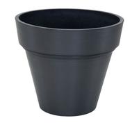 Pot de fleur - MEGA COLLECTIONS - Ecostone Planter - Ø 35 cm - H 30 cm - Noir