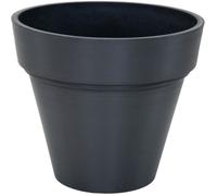 Pot de fleur - MEGA COLLECTIONS - Ecostone Planter - Ø 35 cm - H 30 cm - Noir
