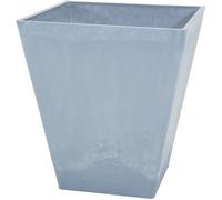 Generique – Pot de fleur Ecostone Square – 41 x 45 cm – Gris
