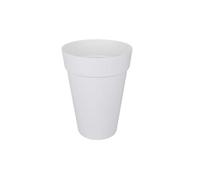 Pot De Fleur Plastique Rond Loft Urban Blanc Ø 34 X 45,6 Cm 23 L
