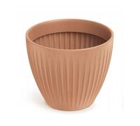 Pot de fleur - PROSPERPLAST - LATIA - Rond - Terre cuite - Marron