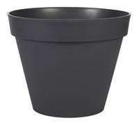 EDA – Pot de fleur rond Toscane – 23 L – Intérieur/Extérieur – Ø40×H32 cm – Gris anthracite