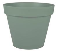 EDA Plastiques Pot de fleur rond Toscane Ø48 cm 43 L Intérieur/Extérieur Vert Laurier