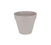 pot de fleur rond - 50 cm - gris chaud