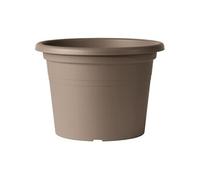 Pot de fleur rond Day R Camel 60 cm taupe 69 L percé