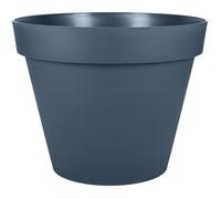Pot de fleur Rond - EDA - Toscane - Ø 60 cm - 76 L - Intérieur/Extérieur - Ø 59 x H.47 cm - Bleu Jean