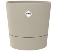 Pot de fleur rond - ELHO - Foss Rond 35 - 21 L - L 35 x B 34.5 x H 34 cm - Beige - Extérieur
