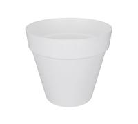 Pot De Fleur Rond Loft Urban Ø 50 X H.44 Cm - Blanc Gris
