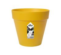 Pot De Fleur Rond Loft Urban - Ø 30 X H.26 Cm - Ocre - Elho Gris