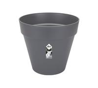 Pot De Fleur Rond Loft Urban Avec Roues Ø 60 X H.53 Cm - Anthracite Gris