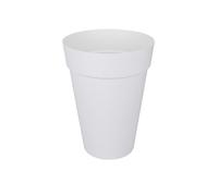 Pot De Fleur Rond Loft Urban High Ø 35 X H.45 Cm - Blanc Gris