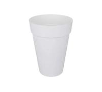 Pot De Fleur Rond Loft Urban High Ø 42 X H.56 Cm - Blanc Gris