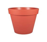 Pot de fleur Rond - EDA - Toscane - Ø 60 cm - 76 L - Intérieur/Extérieur - Ø 59 x H.47 cm - Orange Terre Battue