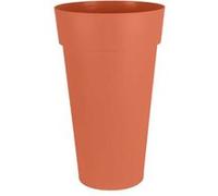 Vase Rond XXL - EDA - Toscane - Ø 48 cm - 90 L - Intérieur / Extérieur - Ø 48 x H 80 cm - Orange Terre Battue