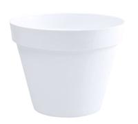 Pot de fleur rond Toscane - EDA - Ø 48 x H 40 cm - 43 L - Blanc