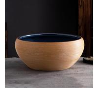 Pot de Fleur sculpté en céramique Haute température, Trou sans Fond, Plante hydroponique, Pot de Lotus, réservoir de Poisson Rouge décoratif Simple, jardinière décorative