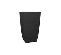 EDA Bac à fleurs Stone Diva carré, 42 L, bac amovible, 43,5 x 78,2 cm, Gris