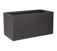Pot de fleur - STRATA - Riven trough - Ø 38.5cm x 17.5cm H x 46.5cm L - Couleur cendres