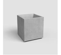 ARTEVASI Pot de fleur - SYDNEY - 30 cm - 21 L - Gris Clair - Dimensions: 29.5x29.5x29.5 cm