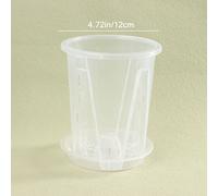 Pot De Fleur Transparent Avec Escalade Pour Plantation D'orchidées Phalaenopsis,Contrôle Des Racines,Décor De User Inage À Domicile,1 Pièce - Type 12cm #H