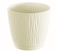 Pot de fleurs 0,6L SANDY P 168x168x157 mm, Creme