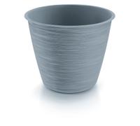 pot de fleurs 16,6cm FURU DFO170-443U gris clair plastique PROSPERPLAST