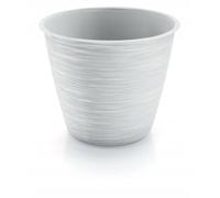 pot de fleurs 19,5cm FURU DFO200-S449 plastique blanc PROSPERPLAST