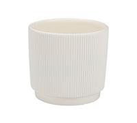 Pot de fleurs Ø19.7x18 cm Blanc