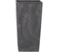 Prosperplast Pot haut Urbi Square Effect 49 L plastique avec réservoir Anthracite 61×32,5×32,5 cm