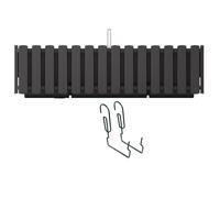 Pot de fleurs 58cm anthracite avec suspension crochet Boardee Fencycase