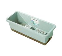 Pot de fleurs à arrosage automatique | Conteneur de plantation de tomates | avec base, trou de drainage et corde absorbante, pots de fleurs rectangulaires | pour boutures de légumes fraises, jardin, i