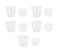 Pot de fleurs à arrosage automatique, stockage efficace de l'eau, petit pot de fleurs avec cordes en coton pour la maison